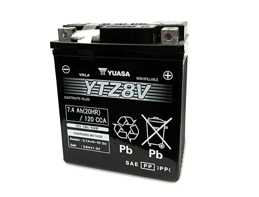 YUASA Batteria YTZ8V per Honda PCX 125/150 SH 125/150 pronta all'uso Ultime Pezzi