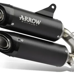 ARROW Terminali Round-Sil in carbonio (sup.+ inf.) per Ducati MONSTER S4R 2003-2006 Miglior Prezzo