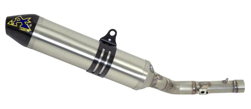 Promozione ARROW Terminale Off-Road Thunder alluminio per Husqvarna TC 450 2001-2005