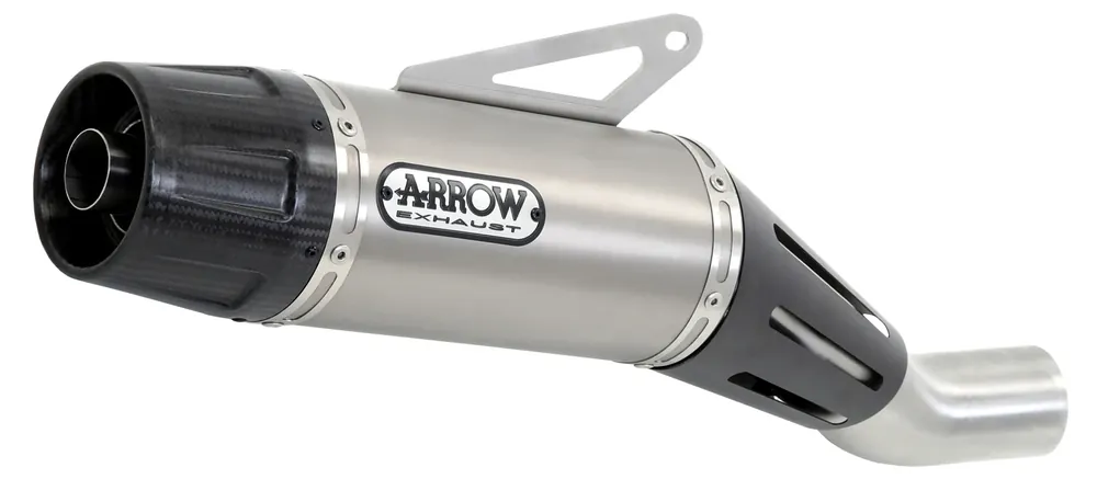 ARROW Terminale Jet-Race nichrom con fondello carby per Yamaha MT-07 2014-2020 Affare