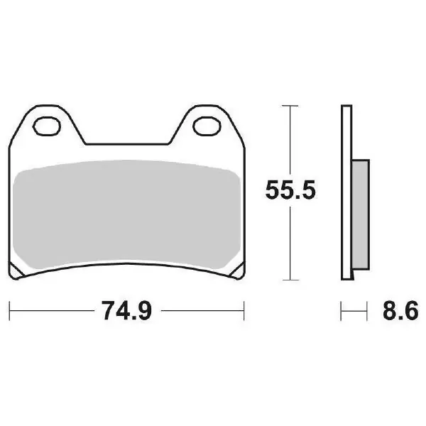 Offerta Lampo Pastiglie Freno Anteriori SBS 706 HS per APRILIA Dorsoduro 900 2017-2020