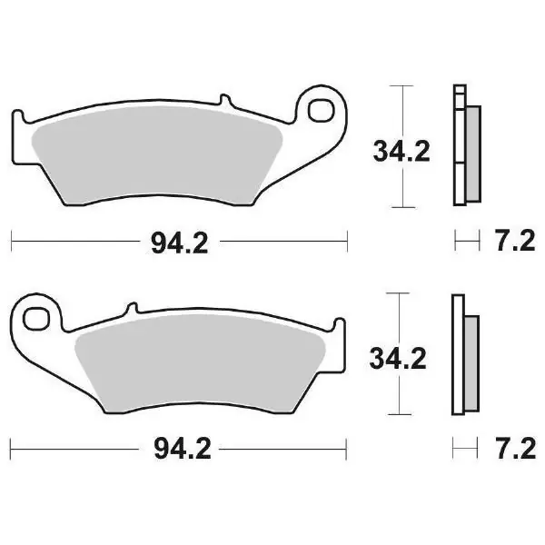 Pastiglie Freno Anteriori SBS 694 HS per APRILIA MXV 450 2007-2016 Ultimissimo Modello