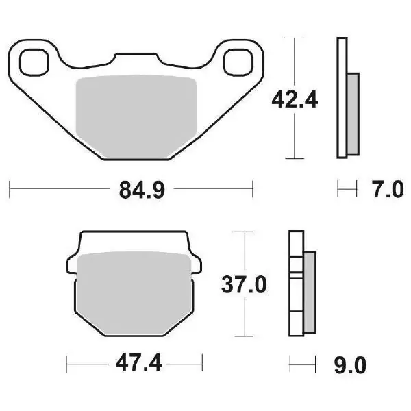 Pastiglie Freno Anteriori HF SUZUKI-KAWA-ITALJET per APRILIA RS 125 2017-2018 Popolare