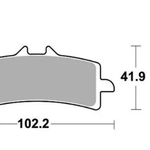 Pastiglie Freno Anteriori strada/sport/pista per APRILIA RSV4 Factory 2009-2015 Promo Stagionale