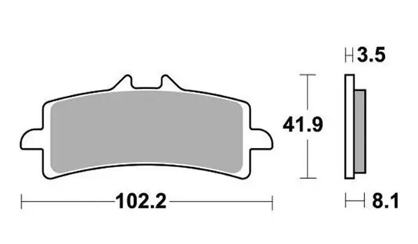 Pastiglie Freno Anteriori strada/sport/pista per APRILIA RSV4 Factory 2009-2015 Promo Stagionale