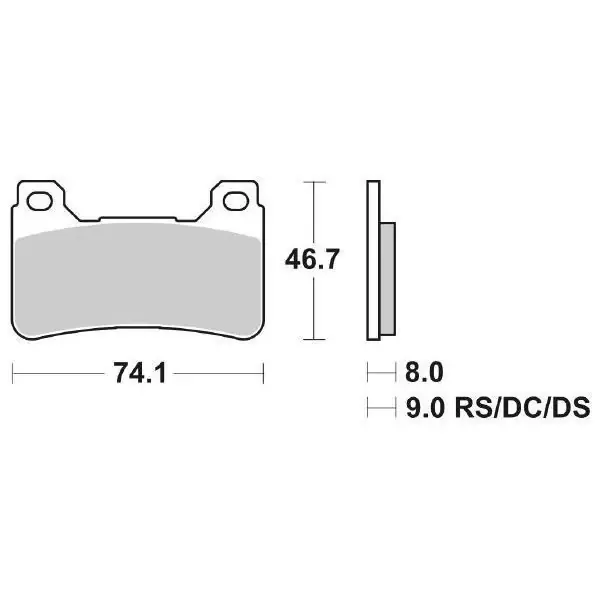 Pastiglie Freno Anteriori SBS 809 HS SINTERIZZATA per HONDA CB 1000 R 2008-2013 Offerta Del Giorno