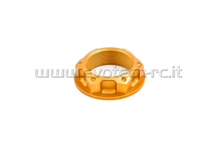 EVOTECH DADO PIASTRA DI STERZO BMW KAWASAKI SUZUKI YAMAHA M 28x1 ORO Pagamento Sicuro
