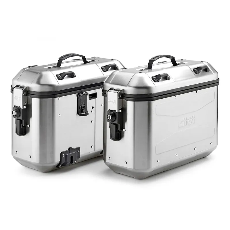 GIVI DLMK36 PACK2 coppia valigie Trekker Dolomiti 36 litri in alluminio Subito Disponibile