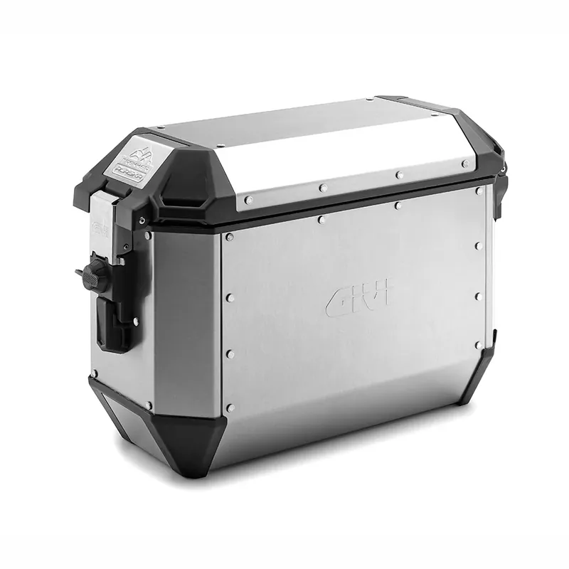GIVI ALA36APACK2 coppia di valigie in alluminio 36 litri TREKKER ALASKA Reso Gratuito