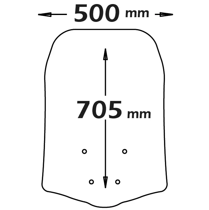 ISOTTA Parabrezza classic per Yamaha Tricity 125 - 155 Subito Disponibile