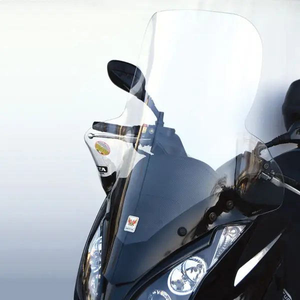 ISOTTA Parabrezza alta protezione per KYMCO DOWNTOWN 125i 2009 - 2017 / 200i 2016 - 2019 / 300i dal 2009 CON SERIGRAFIA ANTI REFRAZIONE SOLARE Occasione Imperdibile
