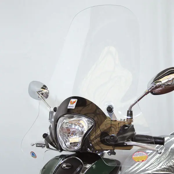 ISOTTA parabrezza media protezione per KYMCO PEOPLE ONE 125i dal 2013 CON SERIGRAFIA ANTI REFRAZIONE SOLARE Subito Disponibile