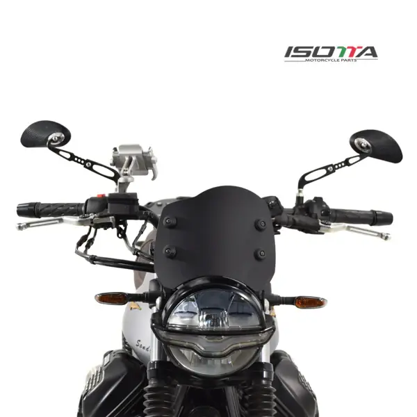 ISOTTA CUPOLINO BASSO NERO OPACO per Moto Guzzi V7 III STONE E5 2020 Esclusivo