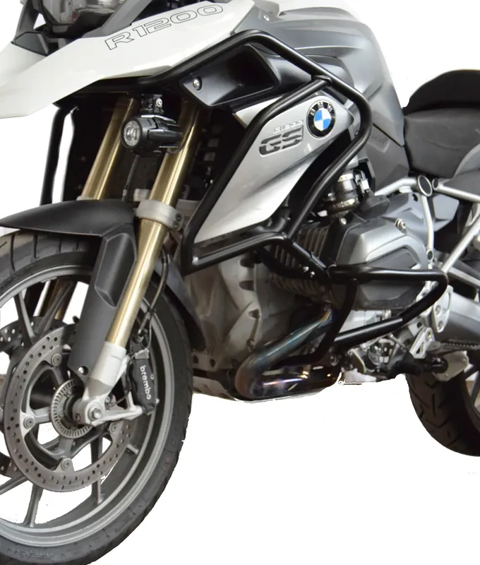 ISOTTA Tubi di protezioni superiori in ferro verniciati nero BMW R 1200 GS LC 2013>2016 Popolare