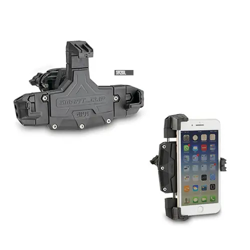GIVI Porta cellulare Smartphone Smart clip con pinza universale per moto Popolare