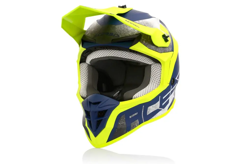 Compra Oggi Stesso CASCO Cross / Enduro / Super Motard Acerbis LINEAR Giallo/Blu