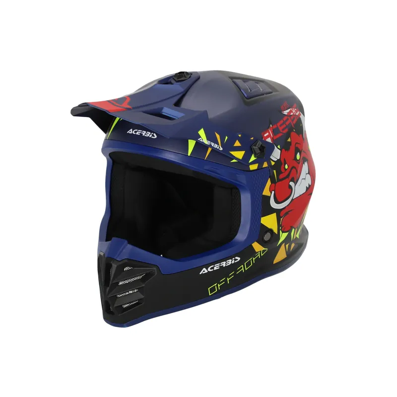 Sconto CASCO Cross / Enduro Acerbis PROFILE JUNIOR Blu/Nero