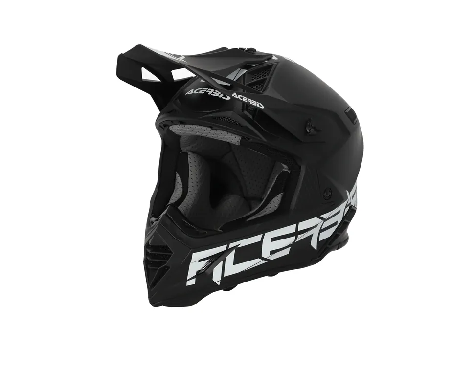 Prezzo Ridotto CASCO Cross / Enduro / Super Motard Acerbis X-TRACK 22-06 Nero/Logo Bianco