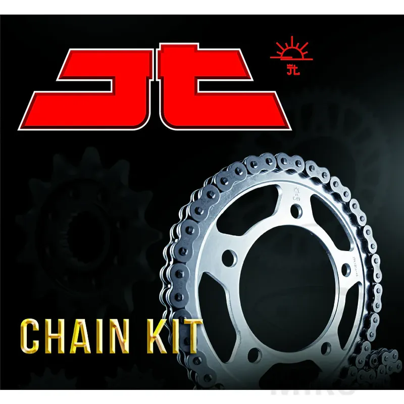 Prezzo Basso Kit catena corona pignone rapportatura di serie per YAMAHA DT125JT X-RING 428X1R APERTA