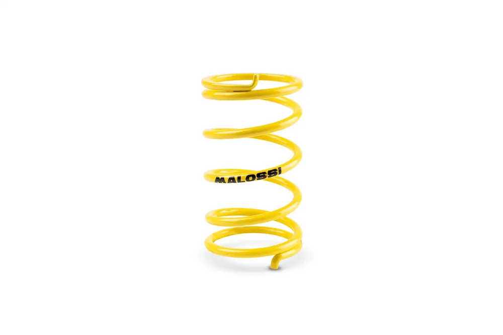 PIAGGIO BRAVO 50 2T MALOSSI MOLLA CONTRASTO VARIATORE GIALLA Ø est.45x77mm Ø filo 3,9mm 8,4k Sconto