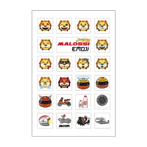 Offerta MALOSSI CARTELLA di MINI ADESIVI MALOSSI EMOJI 11,5x16,8 cm