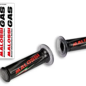 MALOSSI 2 MANOPOLE NERE Malossi GAS (mod. con chiusura a lato) Pagamento Sicuro
