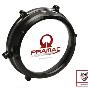 Non Perdere CNC RACING Carter trasparente per frizioni ad olio Ducati Panigale Pramac Racing Lim. Ed.