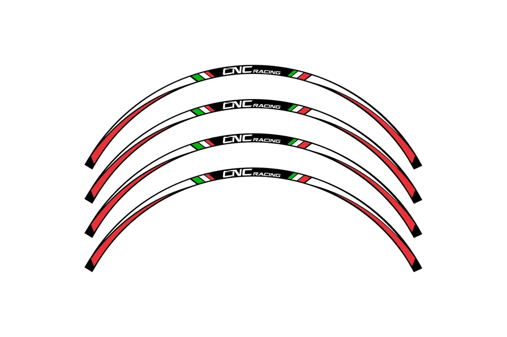 CNC RACING Kit adesivi ruota da 17 pollici Di Tendenza