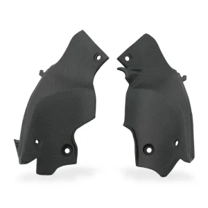 CNC RACING Cover cannotto di sterzo (SX + DX) Ducati Streetfighter V2 - carbonio Esclusivo