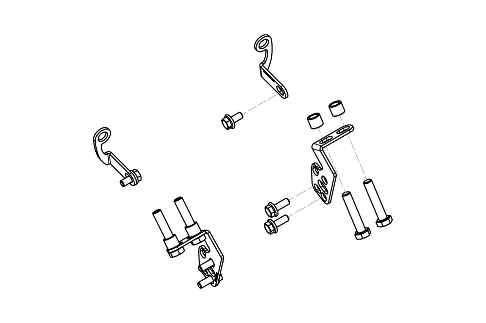 Bestseller CNC RACING GP DUCTS - Kit montaggio