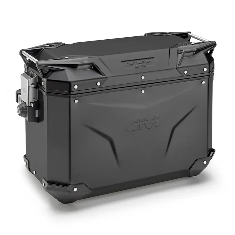 GIVI Valigia Laterale Trekker Outback 48 Evo Black Line Moto OBKE48 Esclusivo