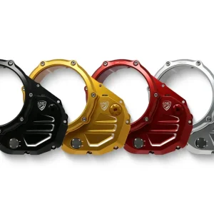 Offerta Lampo CNC RACING Carter trasparente per frizioni ad olio Ducati BICOLOR