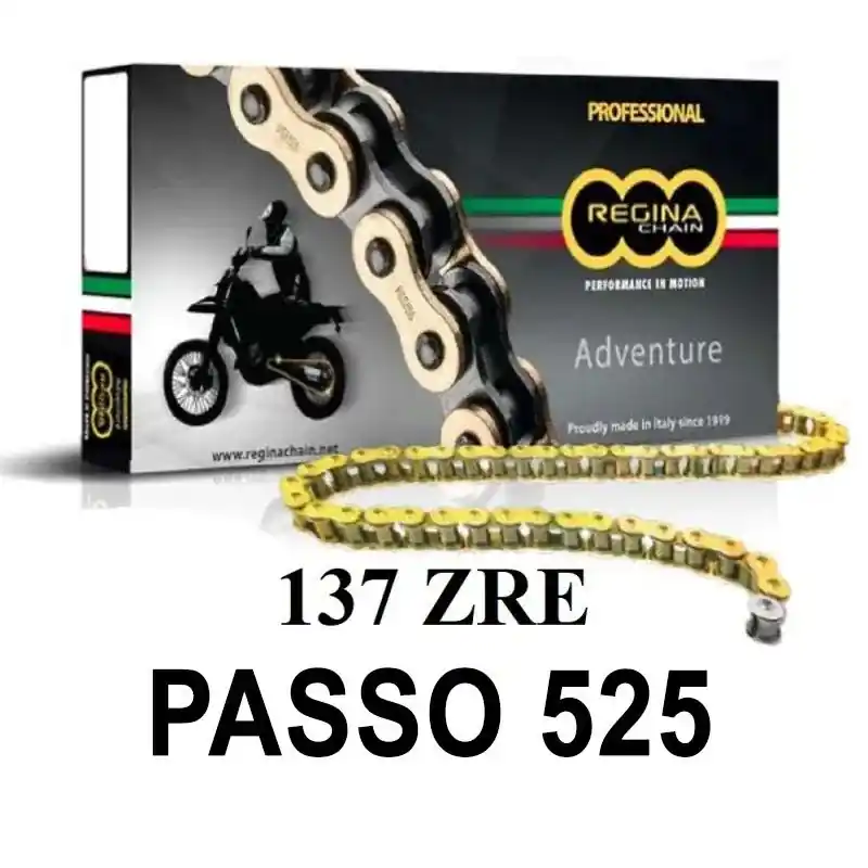 Sconto REGINA Catena 137ZRE 112 maglie passo 525 - Oro APRILIA 750 DORSODURO 2008 -2012