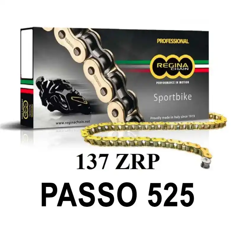 REGINA Catena 137ZRP 108 maglie passo 525 - Oro APRILIA RST 1000 FUTURA 2001 -2004 Miglior Prezzo