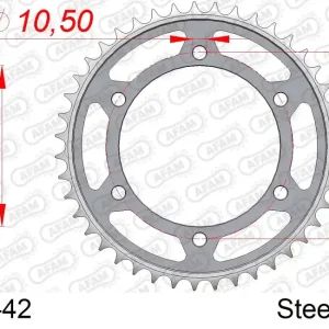 Corona AFAM 12603-42 in acciaio passo 525 YAMAHA TDM 850 1996 -1998 A Buon Prezzo