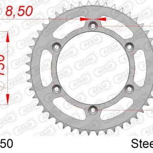 Corona AFAM 14206-50 in acciaio passo 520 BETA RR 350 ENDURO 2011 -2012 Promo Stagionale