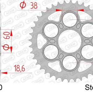 Corona AFAM 50900-40 in acciaio passo 530 DUCATI 1200 MULTISTRADA 2010 -2014 Offerta