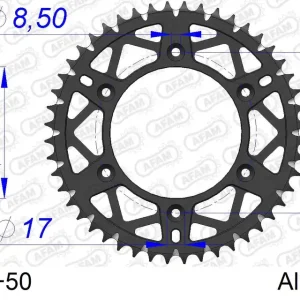Compra Adesso Corona AFAM 11212+50 in all. passo 520 HM-HONDA CRE F 450 R ENDURO 2004 -2008
