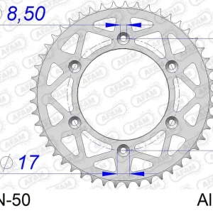Più Venduto Corona AFAM 11212N-50 in all. passo 520 HM-HONDA CRE F 450 R ENDURO 2004 -2008