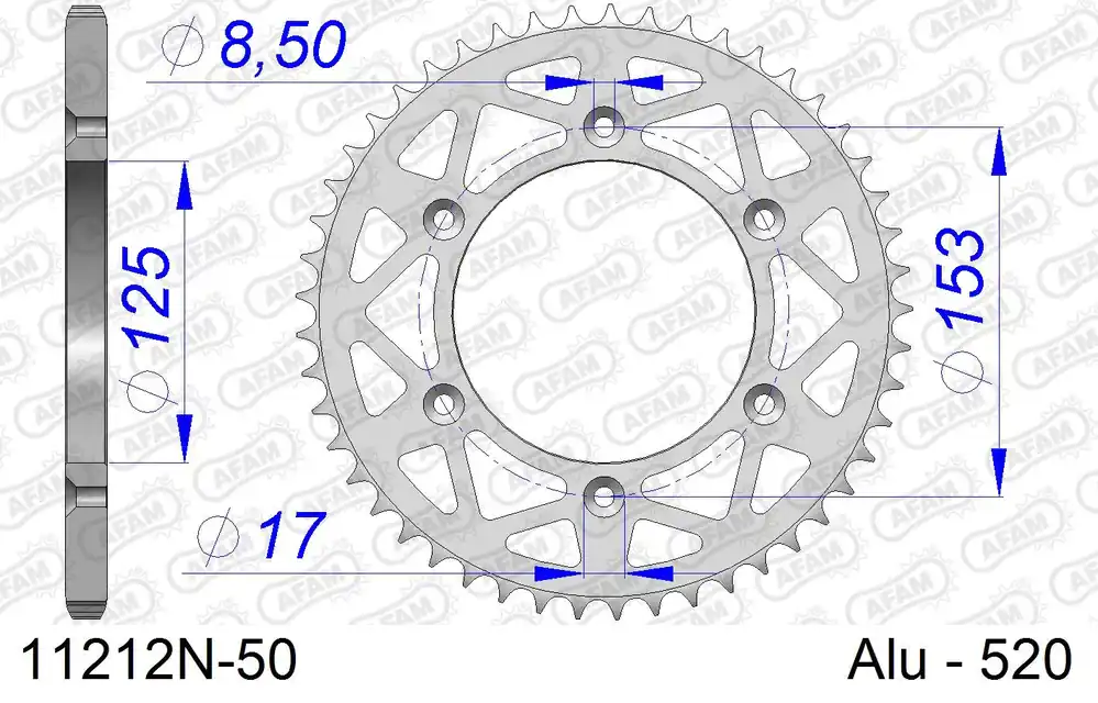 Più Venduto Corona AFAM 11212N-50 in all. passo 520 HM-HONDA CRE F 450 R ENDURO 2004 -2008