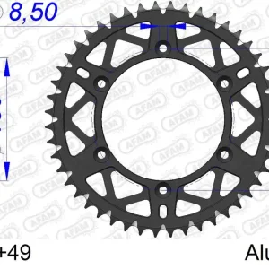 Corona AFAM 13323+49 in all. passo 520 YAMAHA WR 125 2002 -2003 Must-Have