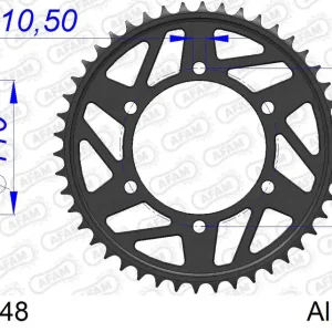 Bestseller Corona AFAM 13814-48 in all. passo 520 YAMAHA YZF 600 R6 2003 -2005