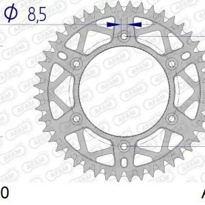 Nuova Collezione Corona AFAM 39300+50 in all. passo 520 BETA RR 125 ENDURO 2018  -2023