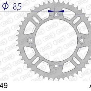 Corona AFAM 72102N-49 in all. passo 428 GAS-GAS MC 85 2021 -2023 Reso Gratuito