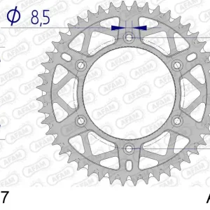 Spedito Oggi Corona AFAM 72304+47 in all. passo 520 HUSABERG FE 501 2000 -2002