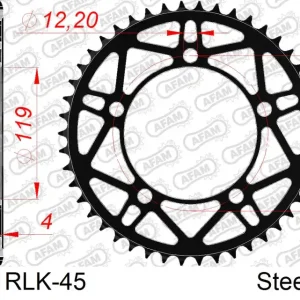 Acquista Ora Corona AFAM 164601Rlk-45 In Acc Passo 520 BMW S 1000 R 2021 -2022
