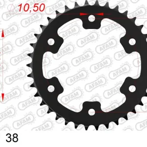 Offerta Speciale Corona AFAM 185501-38 In Acc Passo 525 ROYAL ENFIELD 650 CONTINENTAL 2018 -2020
