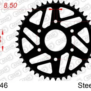 Occasione Corona AFAM acciaio71202-46 Passo 520 HUSQVARNA 125 SVARTPILEN 2021 -2022