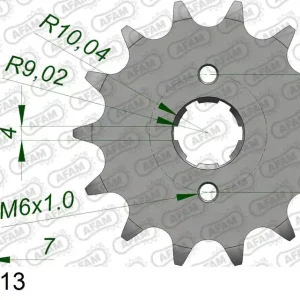 Prezzo Basso Pignone AFAM 20203-13 passo 520 HONDA NSR 125 F 1988 -1992