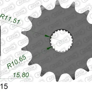 Pignone AFAM 21504-15 passo 520 MZ (MUZ) 660 BAGHIRA 1997 -2005 Offerta Speciale